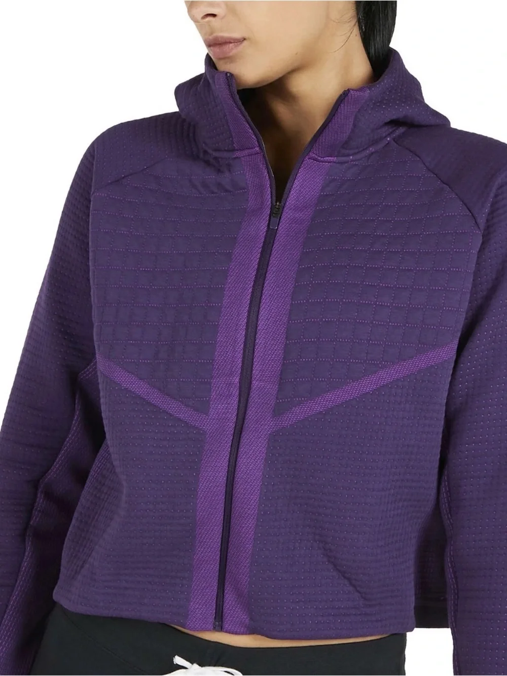 Nike Therma-FIT Advanced Knit Cropped Full Zip Hoodie | Medium